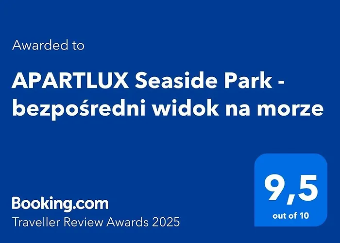 Apartlux Seaside Park - Bezposredni Widok Na Morze